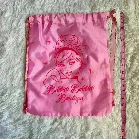 Disney Parks bibbidi bobbidi boo bag. Pink. Excellent condition. Back pack. - Picture 3 of 3